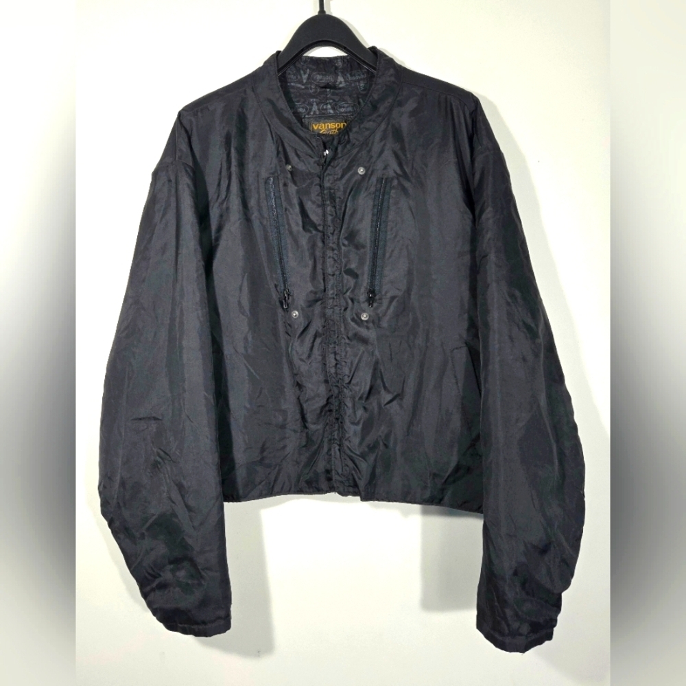 VANSON LEATHERS STREAMLINER MOTORCYCLE JACKET.